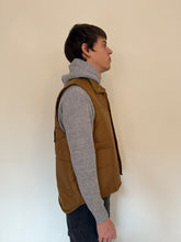 60s Cat & Heart Quilted Work Vest