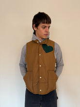 60s Cat & Heart Quilted Work Vest