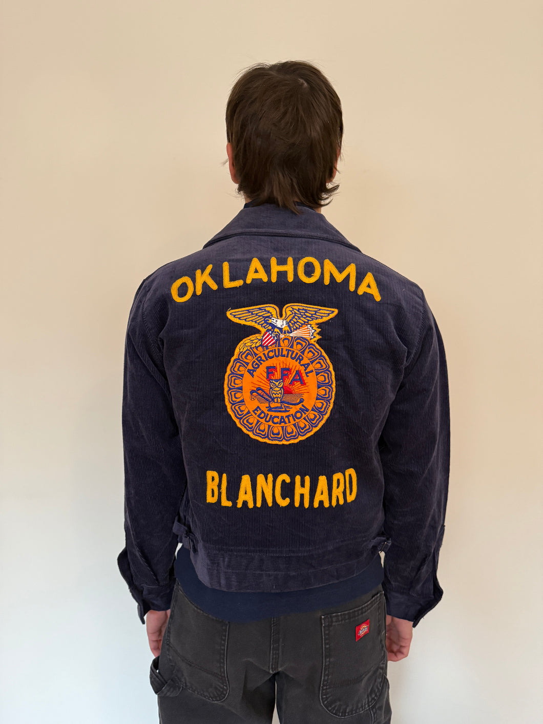 Blue Corduroy FFA Jacket