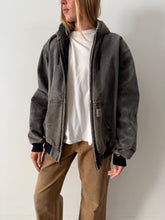 Faded Black Insulated Carhartt Jacket