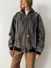 Faded Black Insulated Carhartt Jacket