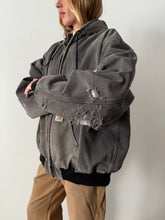 Faded Black Insulated Carhartt Jacket