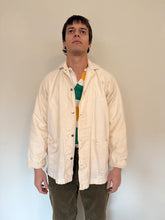 40s/50s White Canvas Military Deck Jacket