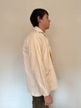 40s/50s White Canvas Military Deck Jacket