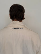 40s/50s White Canvas Military Deck Jacket