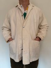 40s/50s White Canvas Military Deck Jacket