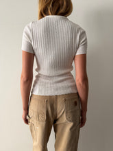 Ribbed Cotton Horses Tee