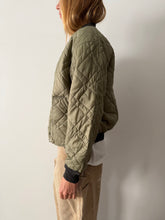 Olive Quilted Work Jacket