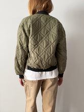 Olive Quilted Work Jacket
