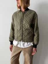 Olive Quilted Work Jacket