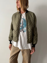 Olive Quilted Work Jacket