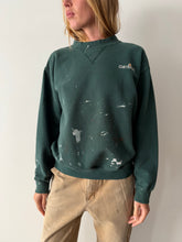 90s Paint Splattered Carhartt Sweatshirt