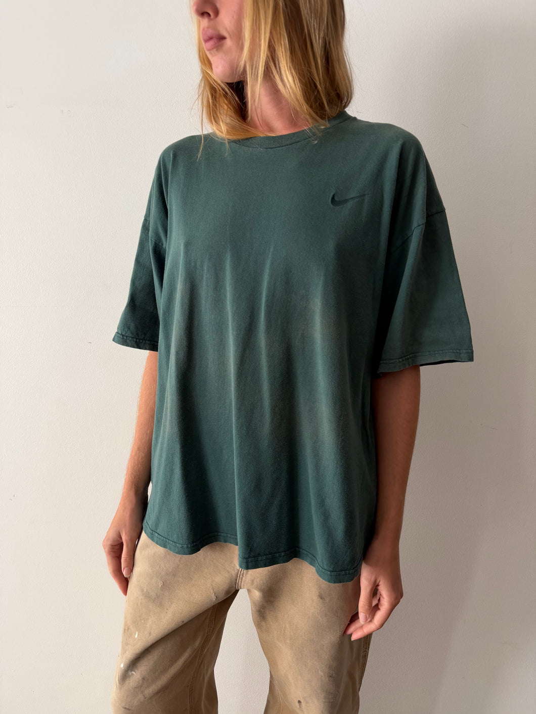 90s Faded Green USA Nike Tee