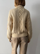 Cream Fishermans Cableknit Sweater