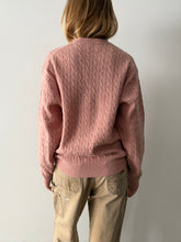 Pink Cable Knit Brooks Brothers Sweater