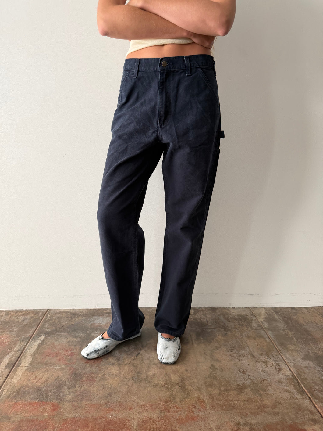 Midnight Blue Carhartt Work Pants 30w
