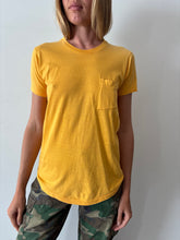 Plain Golden Pocket Tee