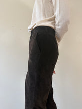 60s French Brown Heavy Corduroy Work Pants 30w