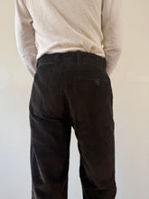 60s French Brown Heavy Corduroy Work Pants 30w