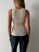 Wool Blend Ribbed Tank