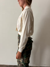 Flannel Raglan Sleeve Henley Shirt