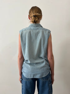 60s Cut-Off Chambray Shirt