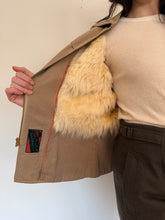 30s Fur-Lined Cotton Ski Jacket