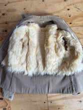 30s Fur-Lined Cotton Ski Jacket