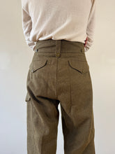 1951 British Wool Military Cargo Trousers 30w