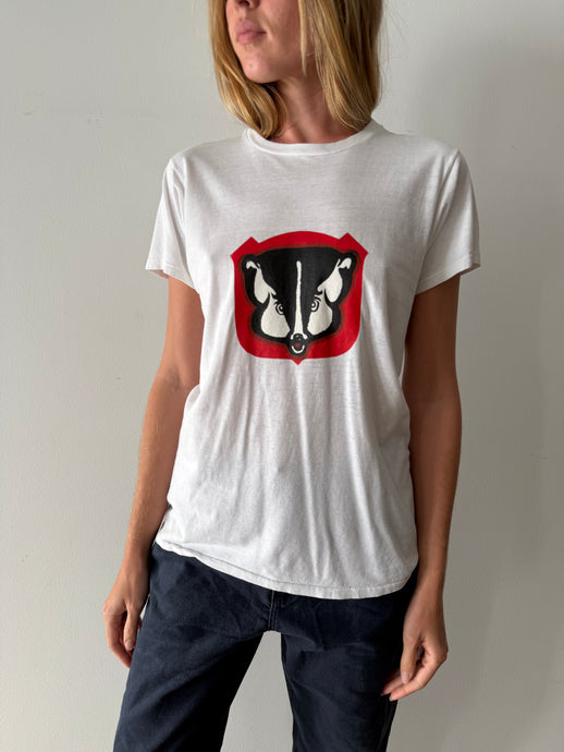 60s/70s Wisconsin National Guard Badger Tee