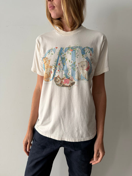 Flowery Cats Tee