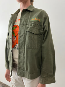 60s Green Japanese Cotton Work jacket