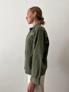 60s Green Japanese Cotton Work jacket