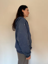 Faded Heather Blue Thermal-Lined Hoodie