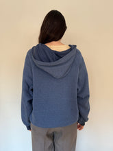 Faded Heather Blue Thermal-Lined Hoodie