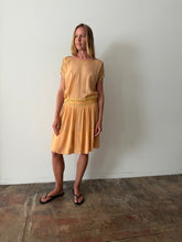 Antique 1920s Silk Peach Dress