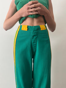 50s Green Baseball Pants