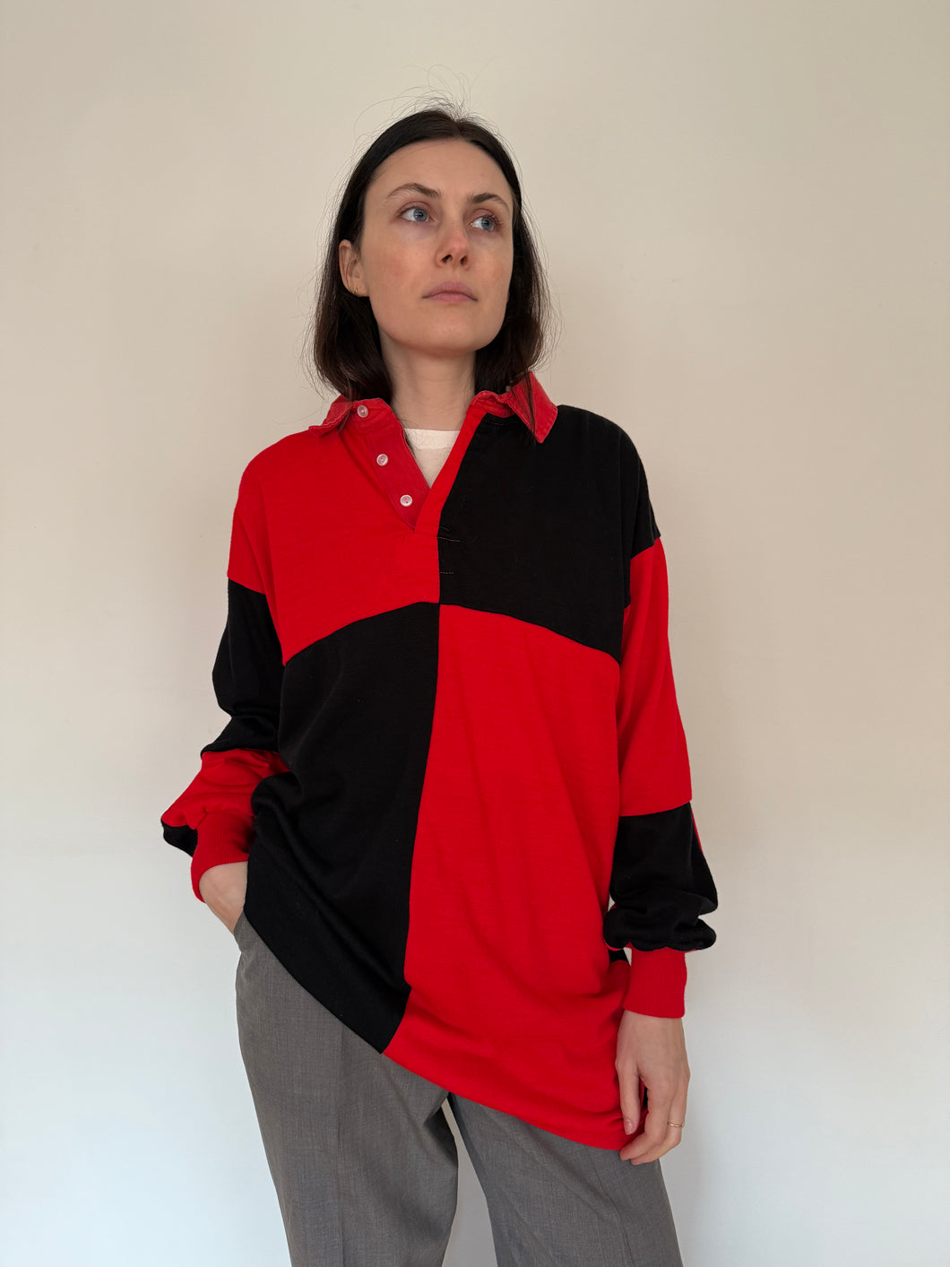 70s/80s Colorblock Rugby Jersey