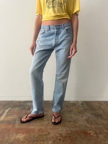 Mid-Wash USA 501 Levis Jeans 33w
