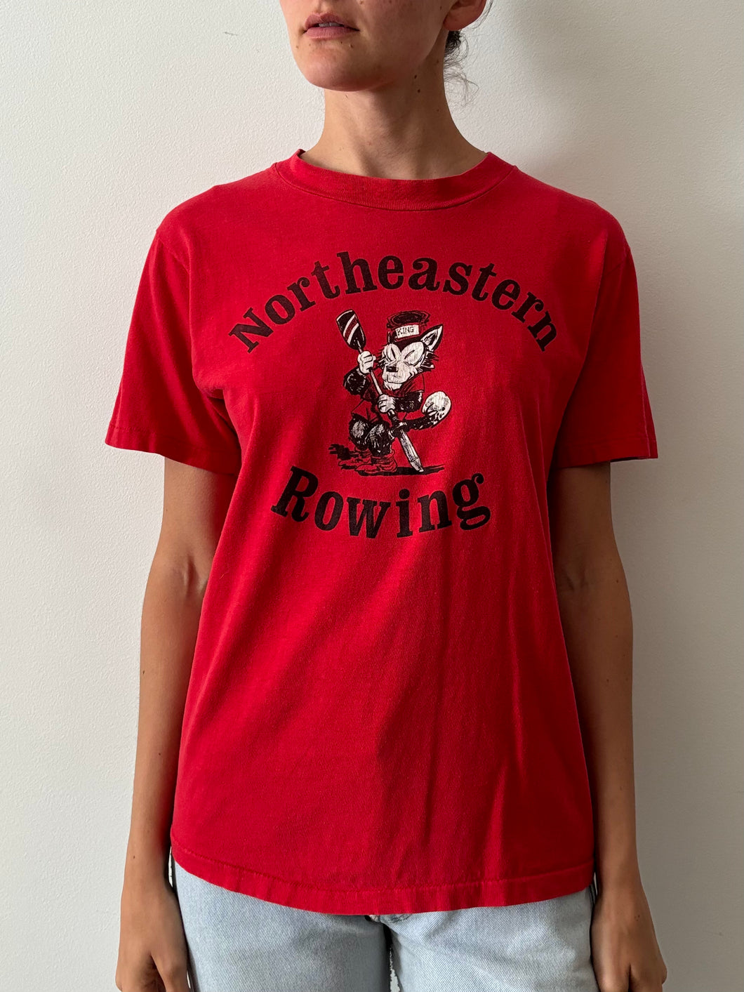 Northeastern Rowing tee