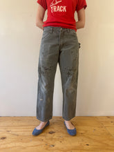 Green Paint-Splattered Dickies Work Pants 29w