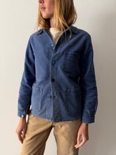 Faded Blue French Moleskin Chore Coat