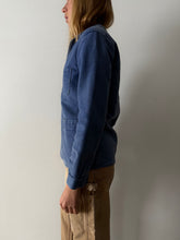 Faded Blue French Moleskin Chore Coat