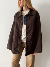 70s Brown Blanket-Lined Chore Coat