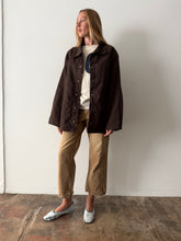 70s Brown Blanket-Lined Chore Coat