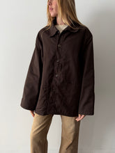 70s Brown Blanket-Lined Chore Coat
