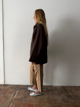 70s Brown Blanket-Lined Chore Coat