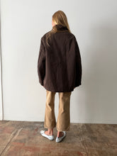 70s Brown Blanket-Lined Chore Coat
