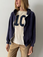 Waffle Lined Navy Hoodie