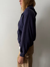 Waffle Lined Navy Hoodie